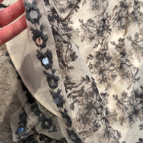 Free people embroidered s Floral Lace Long Sleeve Dress - Picture 10 of 10